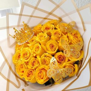 Ramo buchón rosas amarillas